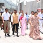 मुख्य सचिव आनंद बर्धन ने बजरंग सेतु व हिलान्स हिमालयन भोजनालय का निरीक्षण किया